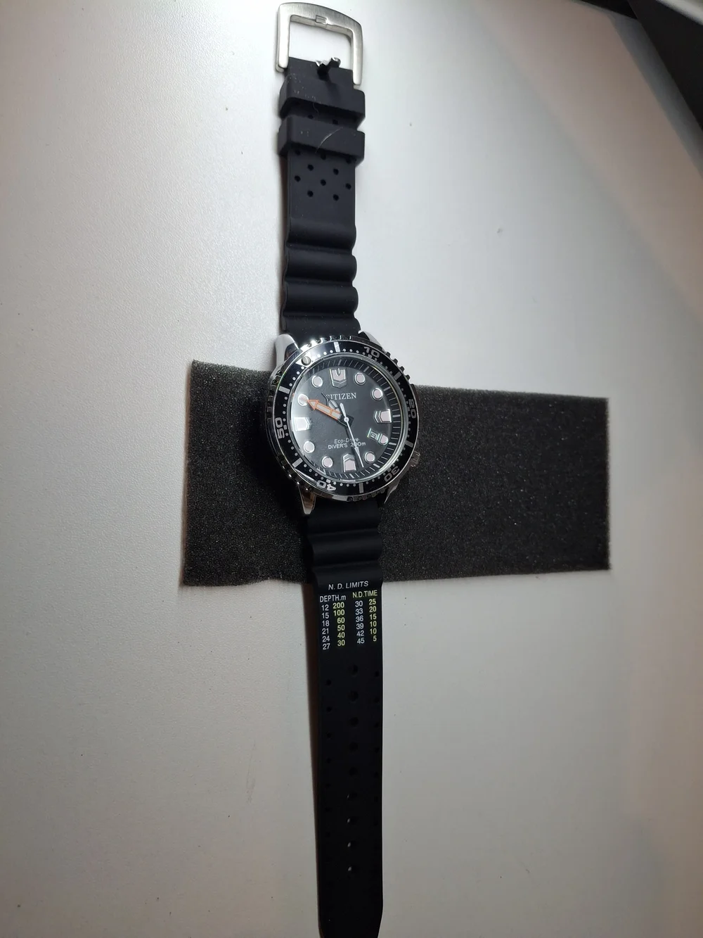 Citizen Men’s Black Diver Swim Watch